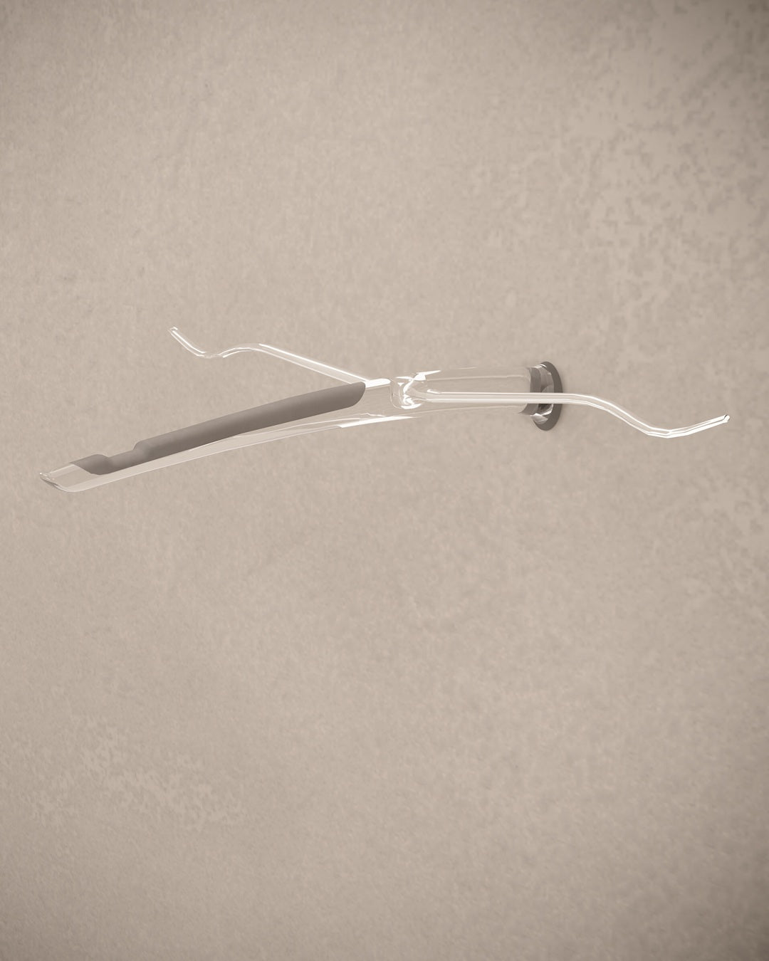 Modern wall-mounted Eyewear holder on a beige wall