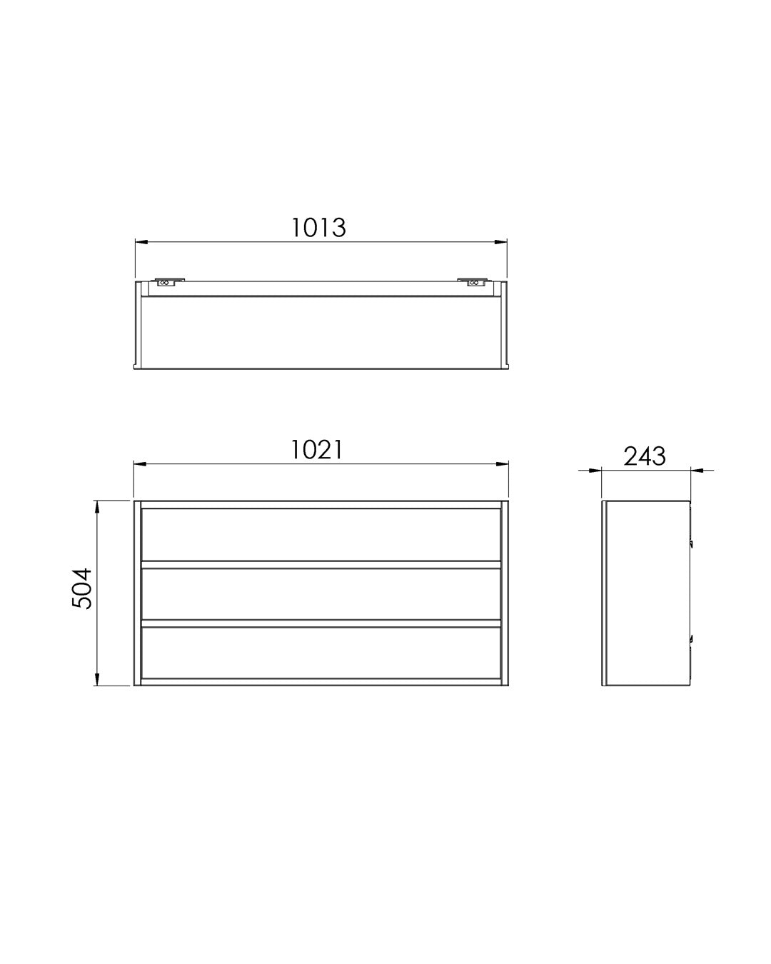 Sunglasses cabinet 3x5 Dimensions