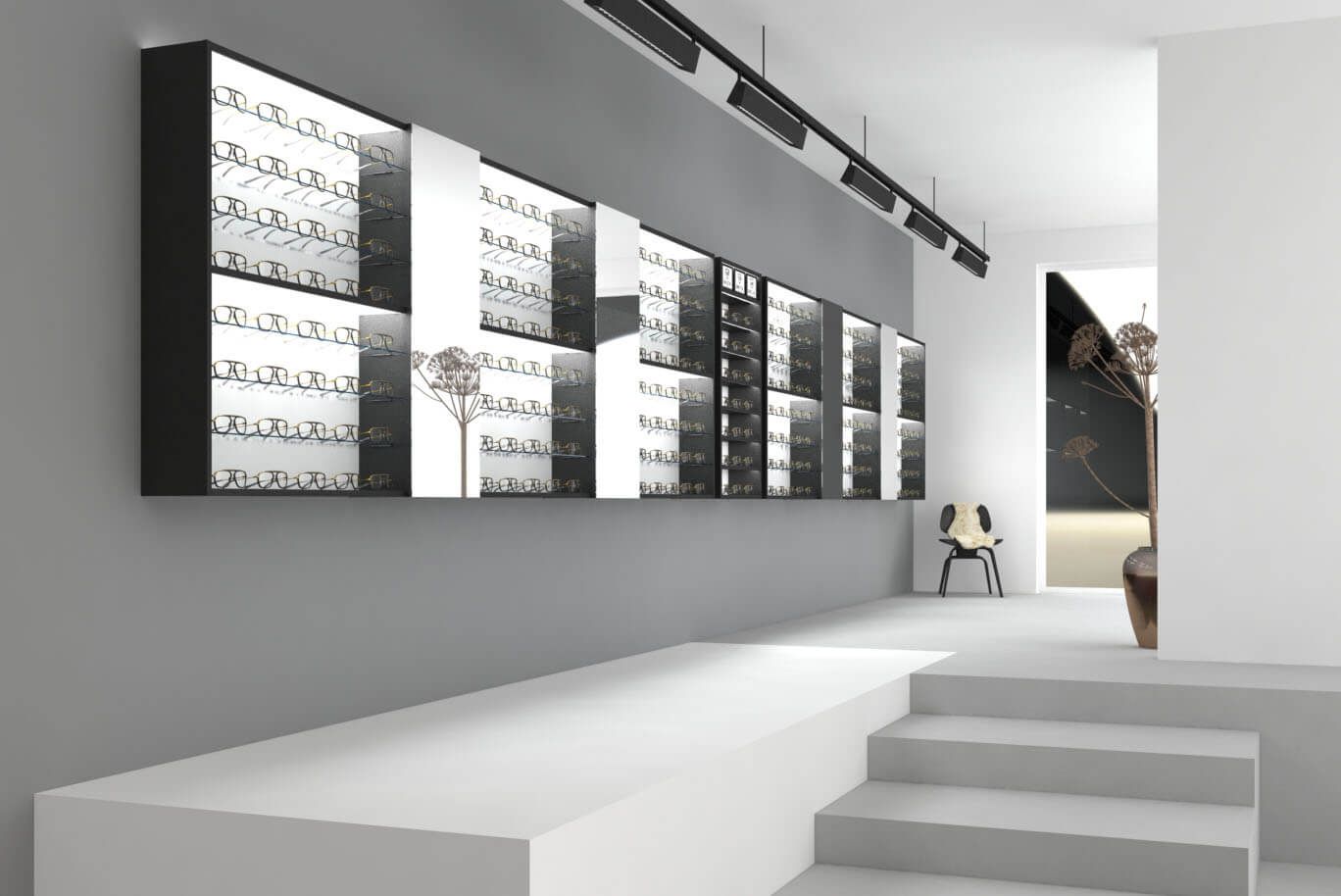 Optical store design and examples optical eyewear presentation