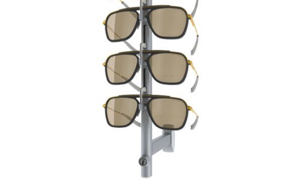 Top Vision Instore glasses rack wall lockable