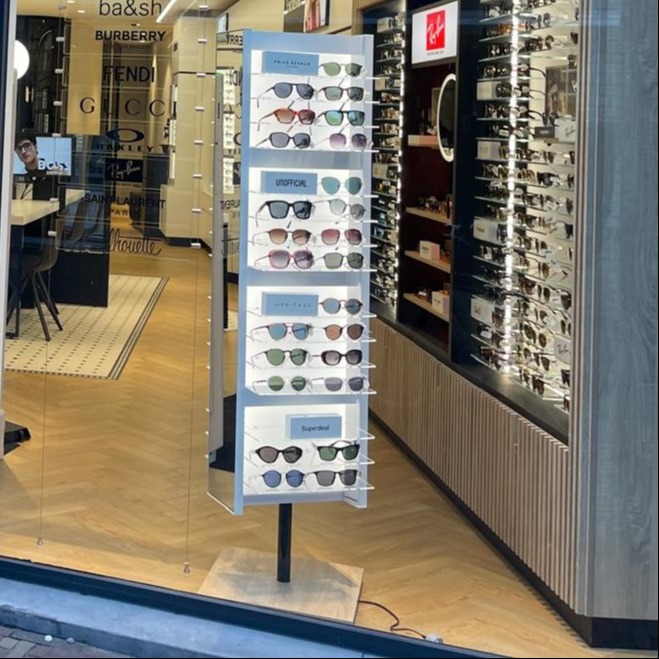 Top Vision Instore SQUARIX sunglasses freestanding display