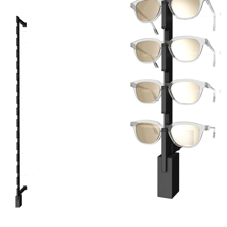 Top Vision Instore sunglasses rack wall