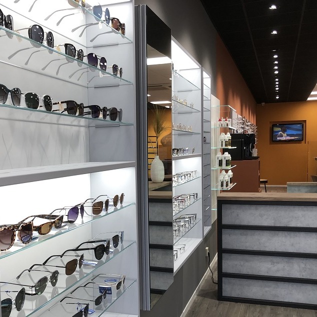 Top Vision Instore CARRÉ STORAGE & MIRROR optical frames storage