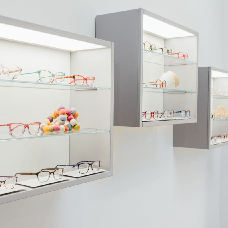 Top Vision Instore Beleuchtungslösung für Optiker