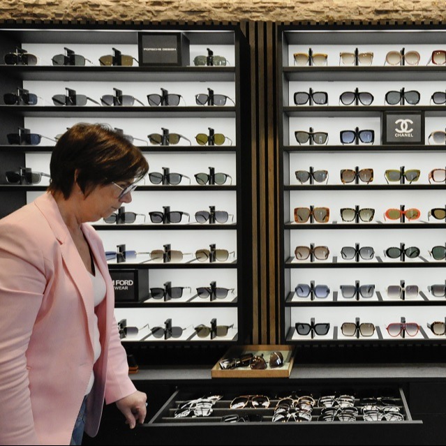 Top Vision Instore Display für Optiker
