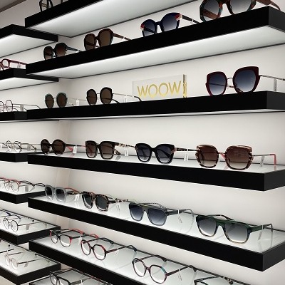 Top Vision Instore spectacles shelves optic