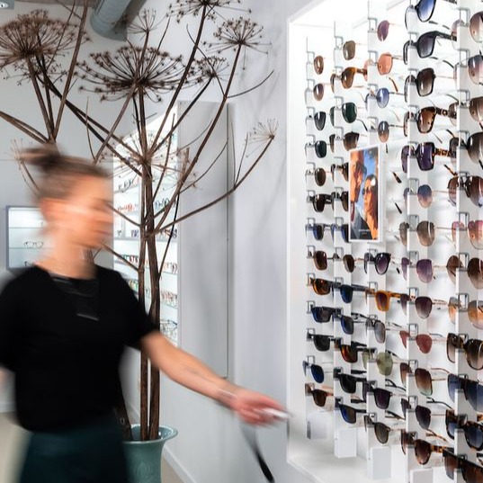 Top Vision Instore Panneau mural à lunettes opticien