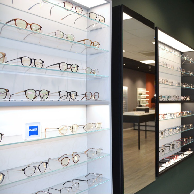 Top Vision Instore CARRÉ GLASS Présentoir pour montures correctrices