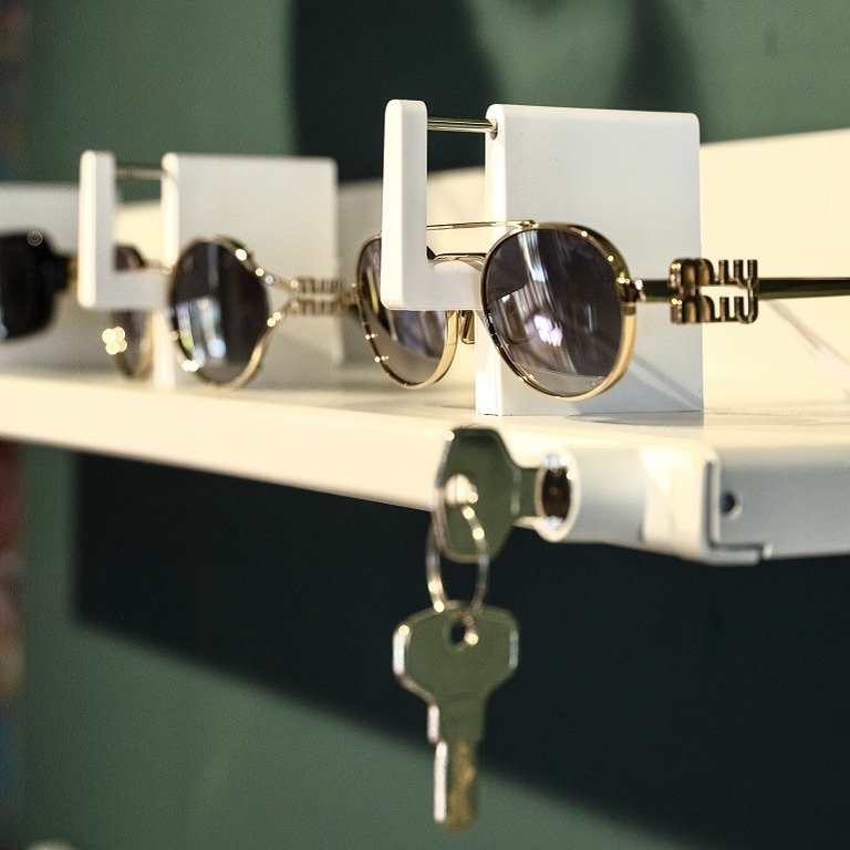 Top Vision Instore beveiligde optiek bril plank