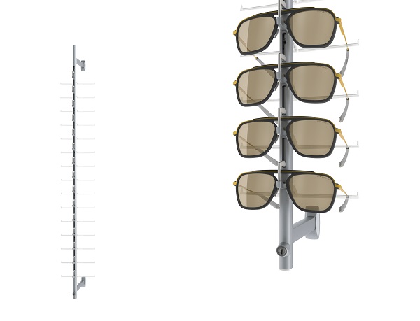 Top Vision Instore sunglass wall display