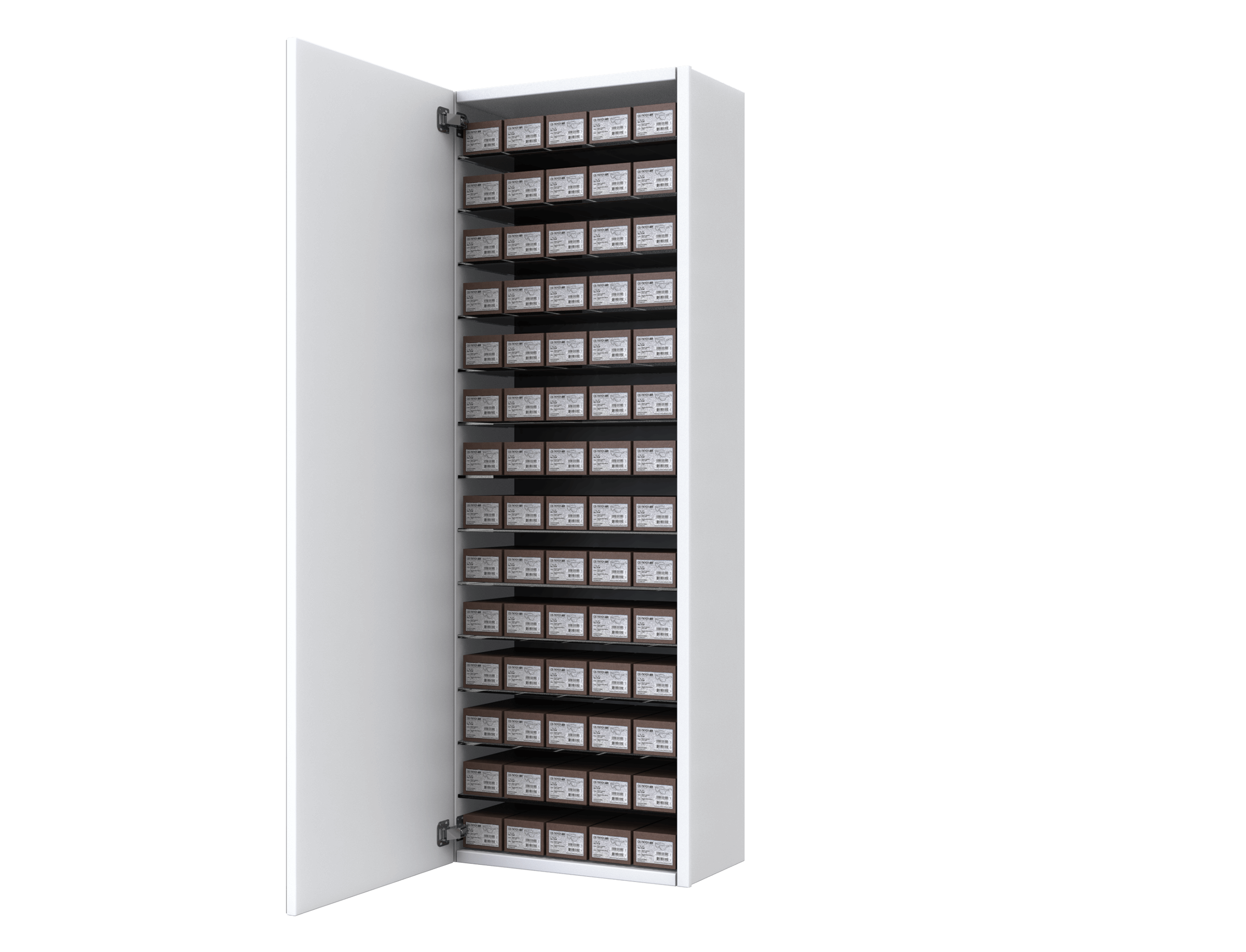 [CSM.14x2.TW.TW-S] Carré Storage &amp; Mirror door (White (9016))