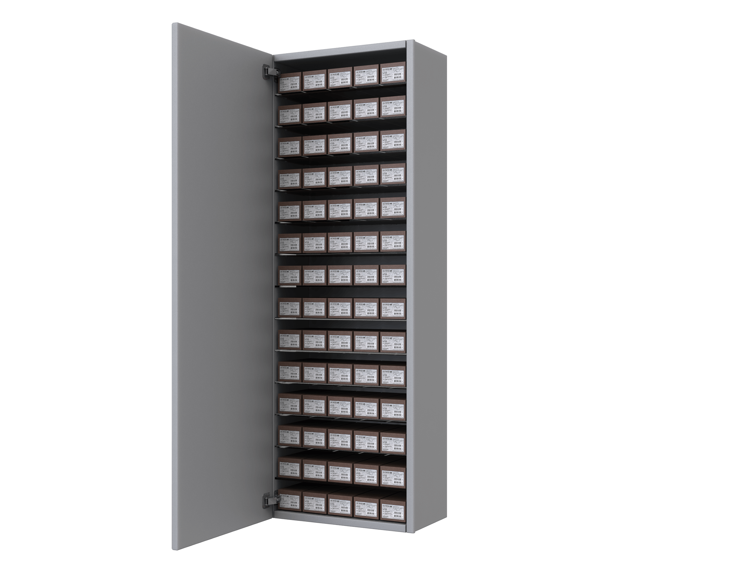 [CSM.14x2.WG.TW-S] Carré Storage &amp; Mirror door (Grey (7040))