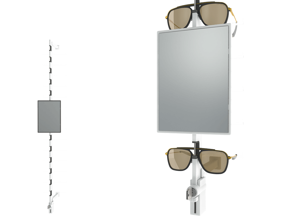 [AA.50693-W] Alumina Mirror (Blanc)