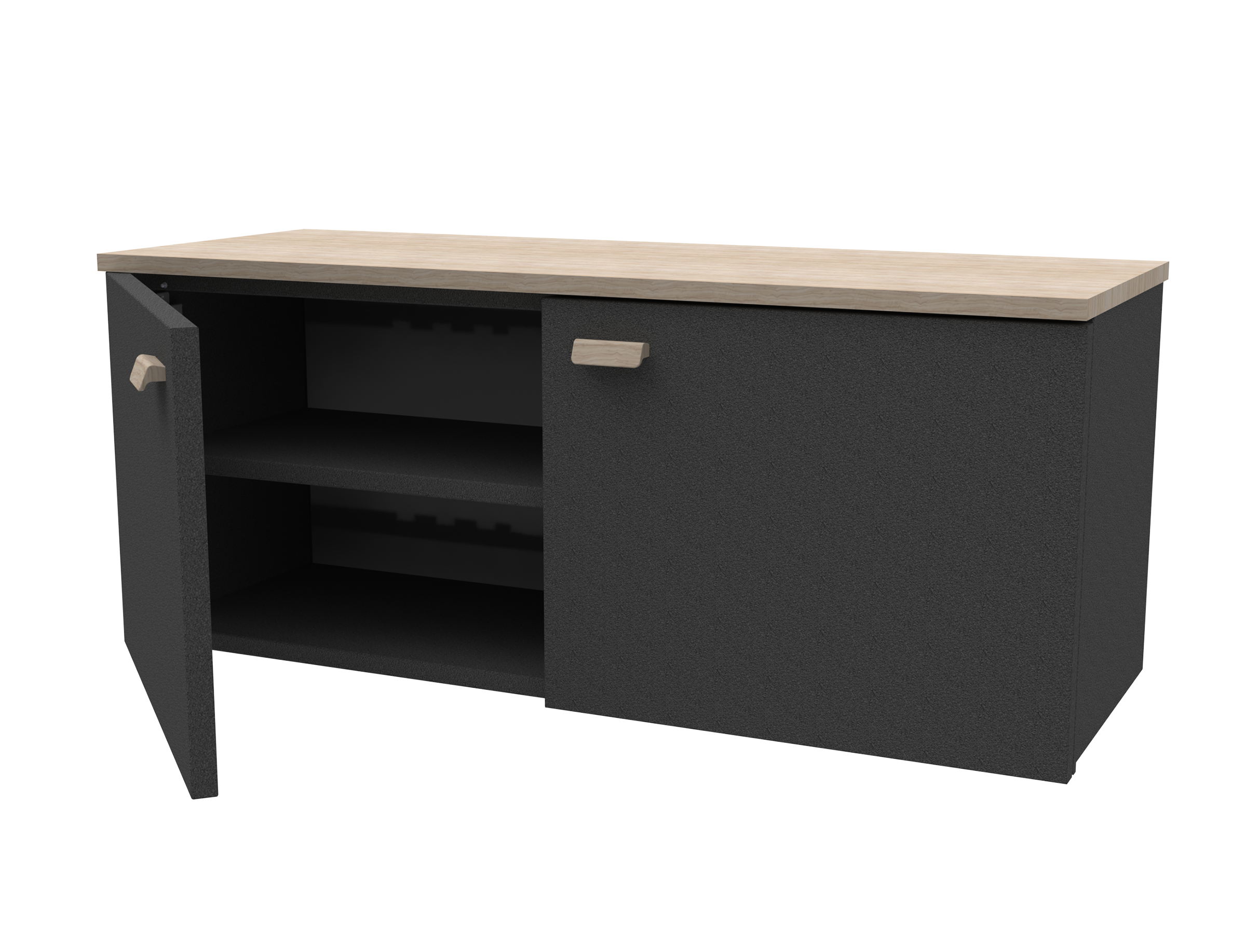 [CO.Storage-B] Carré storage cabinet (Black)