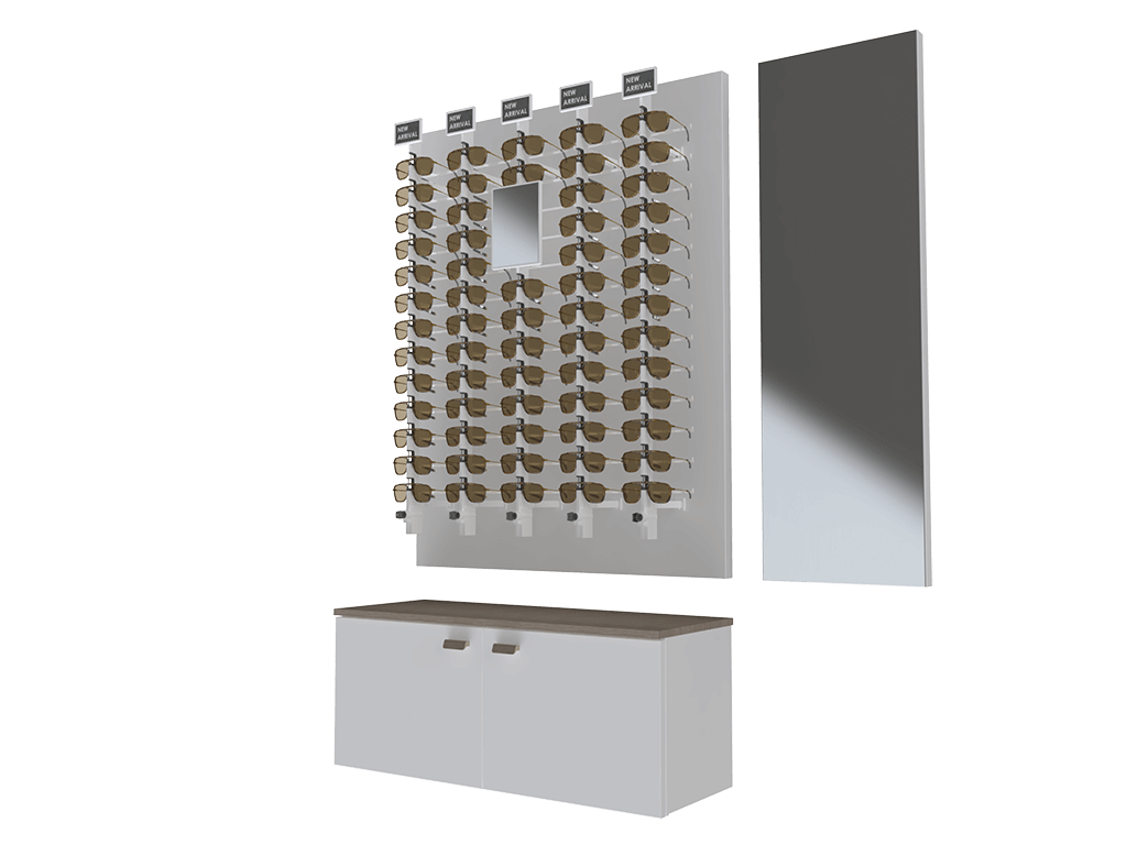 [PAKL-W.O+.S+.A+] Panel system columns (Key Locked, White, Yes, Yes, Yes)