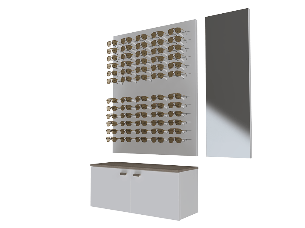 Panelsystem Brillenhalter